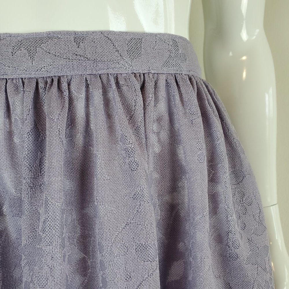 SOLD Vintage 70's Purple Skirt - Picture 5 of 8